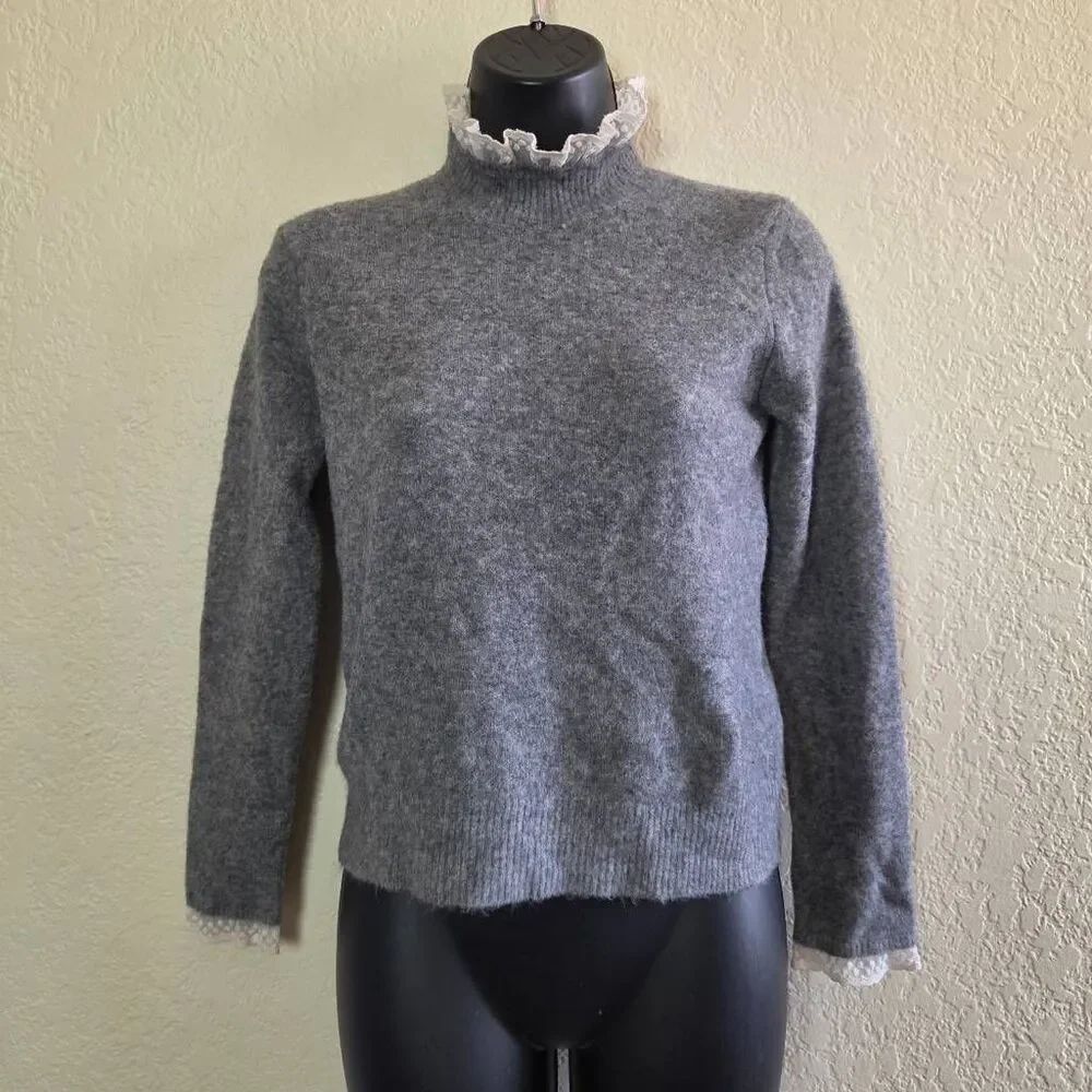 Zara Lace Trimmed Sweater